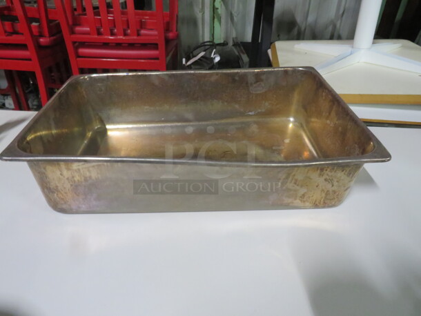 One Full Size 6 Inch Deep Chafer Base Pan.  - Image 1 of 1