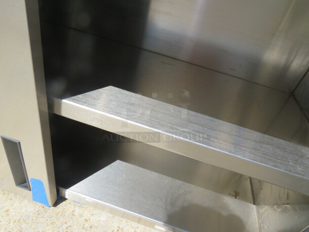 One Delfield Stainless Steel 4 Door Storage Cabinets. 84X18X30.5 - Image 3 of 4