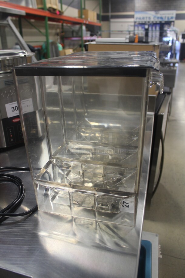 4 Coffee Bean Hoppers. 4.5x9.5x13.5 each. 4X Your Bid! - Image 3 of 4