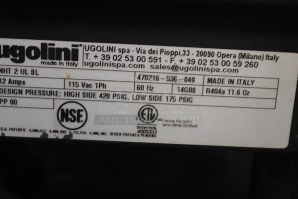 Ugolini WHT 2 UL BL Stainless Steel Commercial Countertop 2 Hopper Slushie Machine. 115 Volts, 1 Phase. Tested and Working! - Image 4 of 4