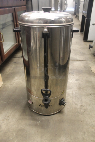 Adcraft WB-100 Stainless Steel Commercial Hot Water Dispenser. 120 Volts, 1 Phase.