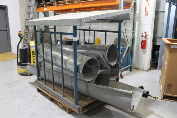 ALL ONE MONEY! PALLET LOT of Metal Pieces and Metal Frame. BUYER MUST REMOVE. - Image 2 of 6