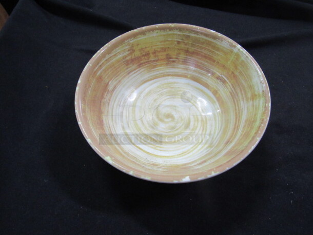 Carlisle 6 Inch Round Beige Swirl Bowl. 10XBID