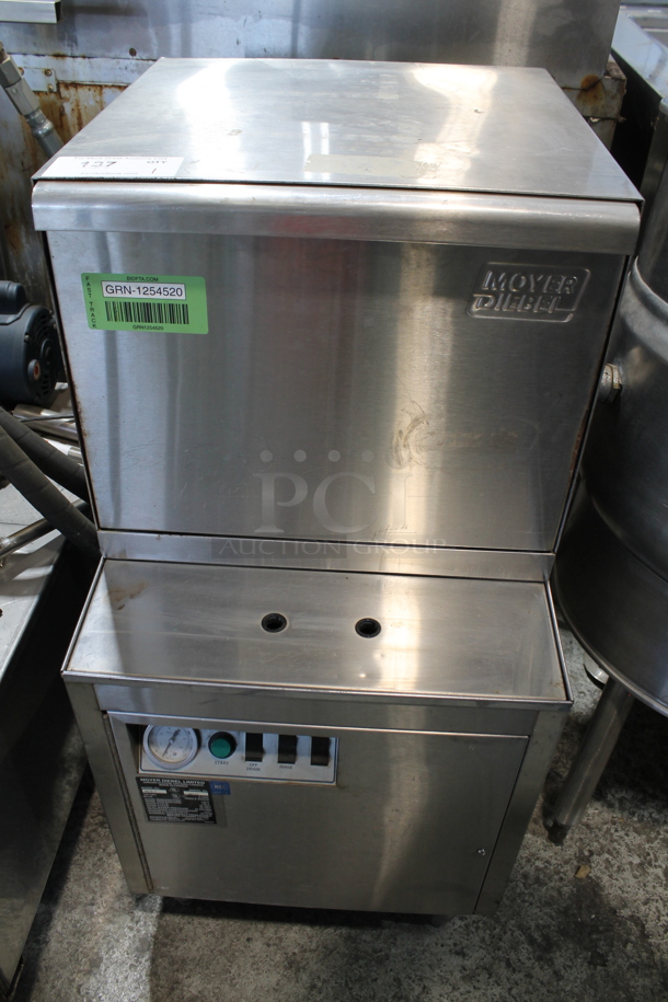 Moyer Diebel MD18-1 Stainless Steel Commercial Undercounter Dishwasher. 120 Volts, 1 Phase. - Item #1098128
