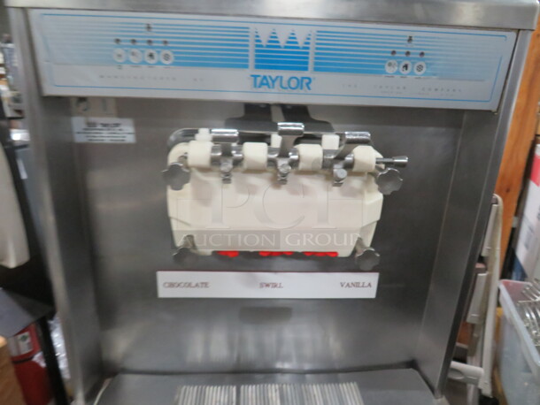 One Taylor 2 Flavor Twist Ice Cream Machine On Casters. Model# 339-27. 208-230 Volt. 1 Phase. 26X33X60 - Image 2 of 3