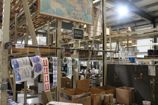 Metal Scale Bar w/ Control Screen. BUYER MUST REMOVE. - Image 3 of 4