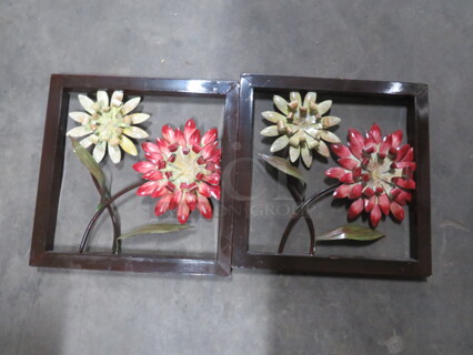 14X14 Metal Wall Decor. 2XBID