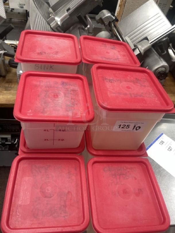 NSF Food Containers with Lids Ready for Commercial use 7L CAPACITY - Image 8 of 8