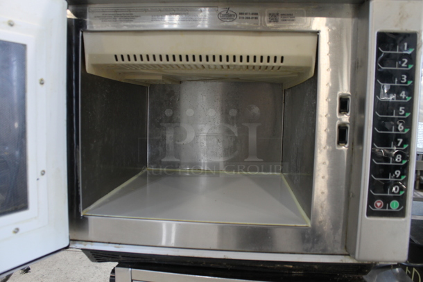 2018 Menumaster MRC30S2 Stainless Steel Commercial Countertop Microwave Oven. 208/240 Volts, 1 Phase.  - Image 4 of 5