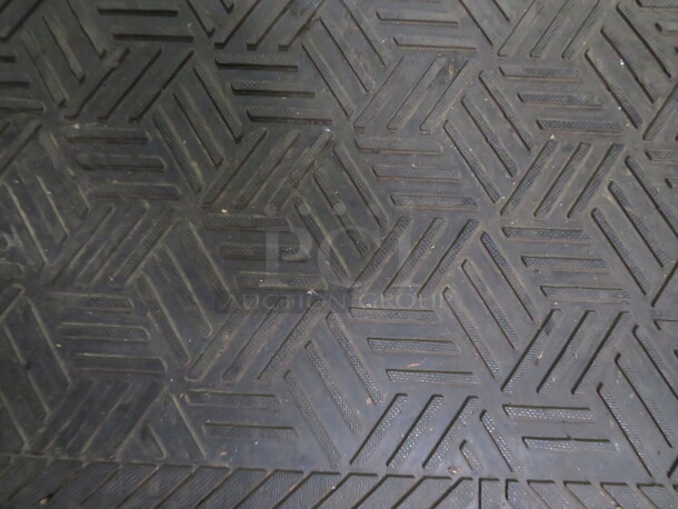 One 57X45 Rubber Floor Rug.  - Image 2 of 2