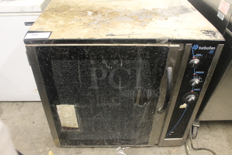 Turbofan 85 Stainless Steel Commercial Convection Oven w/ View Through Door. See Pictures For Glass Damage.
