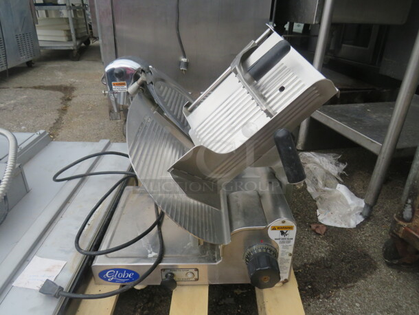 One Globe 14 Inch Deli Slicer. 120 Volt. - Image 2 of 4
