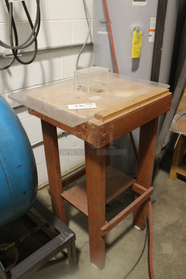 ALL ONE MONEY! Lot of Various Items Including Wooden Stand and Boards. BUYER MUST REMOVE. - Image 2 of 4