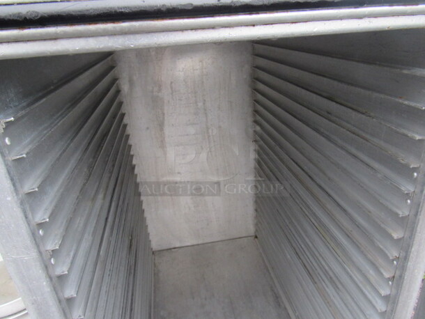One Bruner Aluminum Holding Cabinet. 23X32X37 - Image 2 of 2