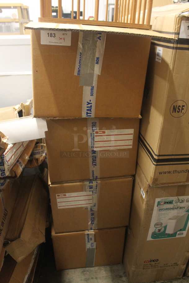 4 BRAND NEW IN BOX! Wooden Bins. 4 Times Your Bid! - Image 4 of 4