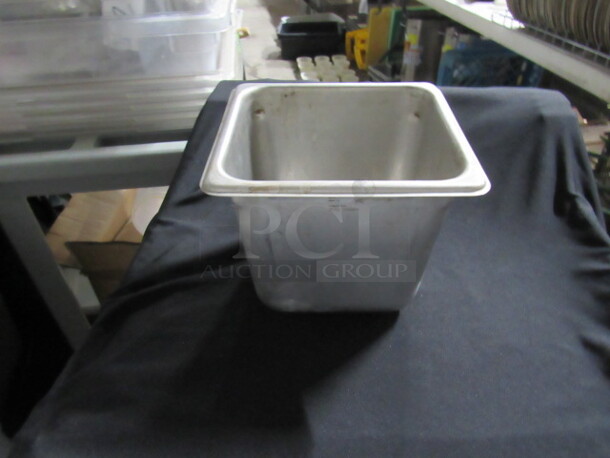 1/6 Size 6 Inch Deep Hotel Pan. 5XBID