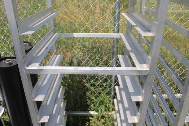 Commercial Stainless Steel Sheet Pan Rack On Commercial Casters. - Image 2 of 4