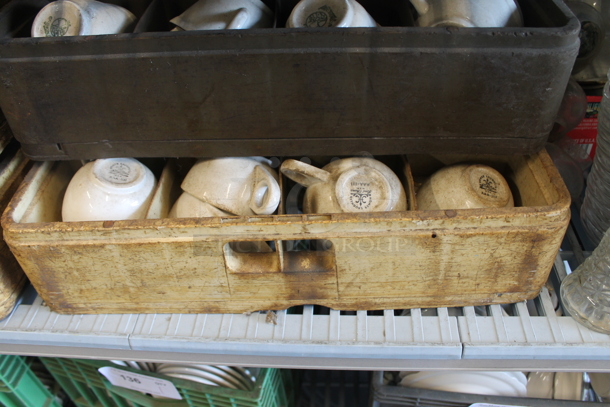 ALL ONE MONEY! Lot of 4 Dish Caddies of Various Dishes Including Ceramic Mugs - Image 5 of 5