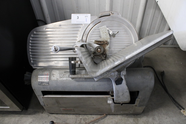 Hobart Model 1712 Stainless Steel Commercial Countertop Automatic Meat Slicer. 115 Volts, 1 Phase. 26x21x26. Tested and Working! - Image 1 of 7