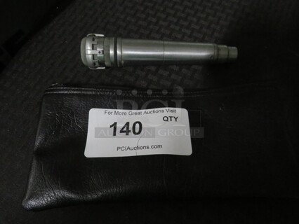 One Shure Microphone.