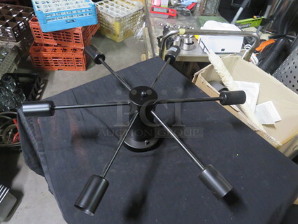 One 6 Bulb Light Fixture.