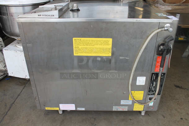 Cleveland OGS6.20 Stainless Steel Commercial Natural Gas Powered Convotherm Combi Convection Oven w/ View Through Door and Metal Oven Racks. 75,700 BTU. - Image 4 of 8