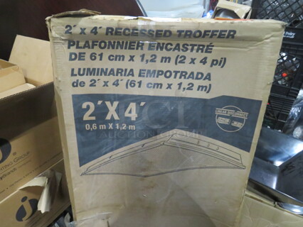 One NEW 2X4 Ft Cooper Lighting Recessed Light.