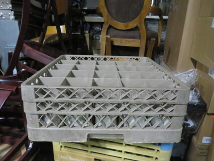 One 25 Hole Beige Dishwasher Rack.