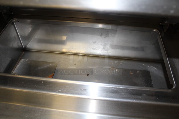 NICE! Delfield 2 Door Refrigerated Prep Table With Overshelves On Casters! 66x32.5x73. 115V/60Hz Working When Pulled!  - Image 2 of 8