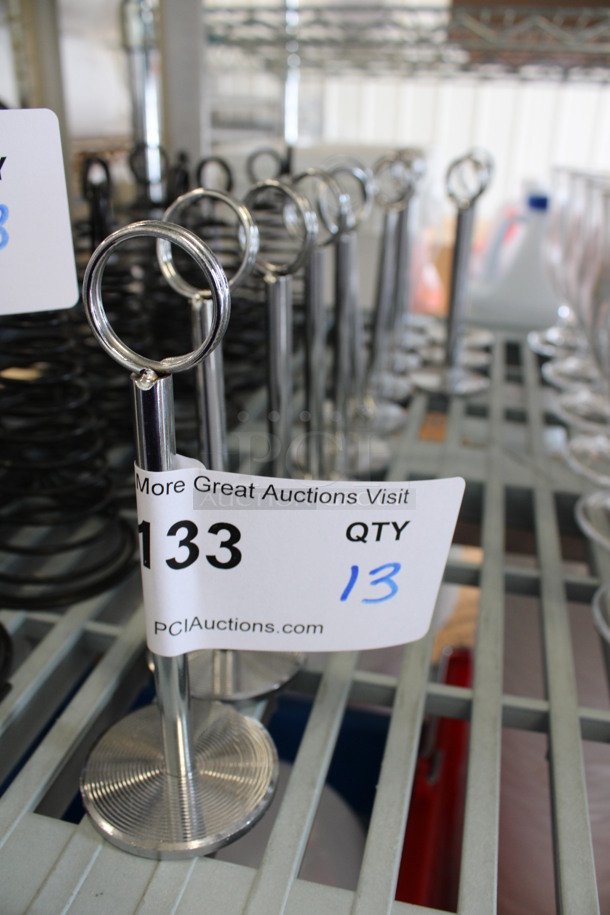 13 Metal Countertop Paper Holders. 2x2x6. 13 Times Your Bid! - Image 1 of 3