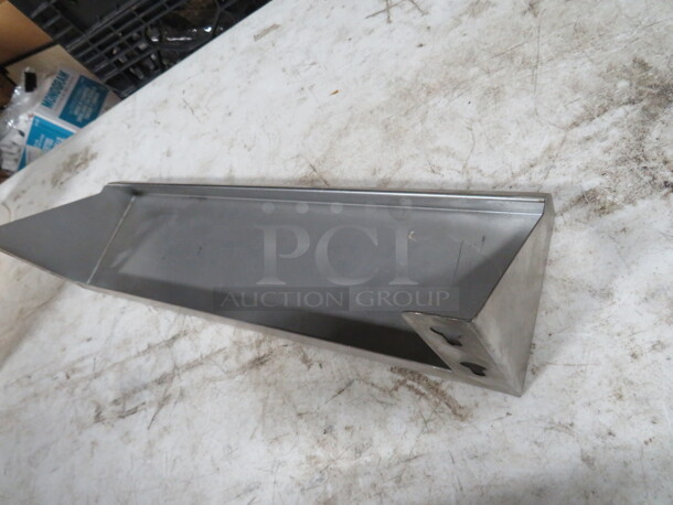 One Stainless Steel Wall Mount Shelf. 18X5X5 - Image 2 of 2