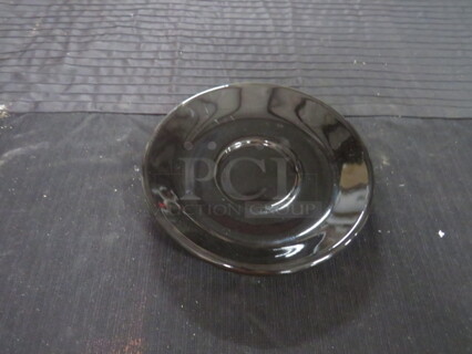 NEW 7 Inch Black Saucer. 8XBID