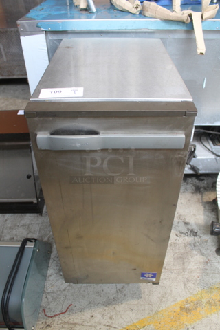 Manitowoc SMS050A002 Stainless Steel Commercial Self Contained Undercounter Slim Line Ice Machine. 115 Volts, 1 Phase.