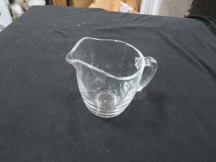 Clear Glass Creamer. 12XBID