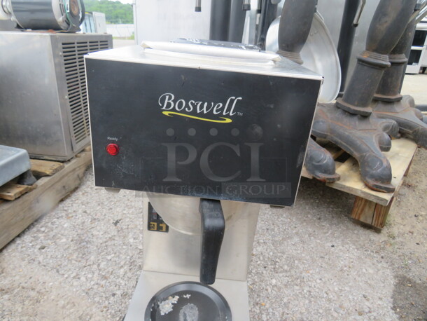 One Boswell Coffee Brewer With Filter Basket. Model# DC-128. 8.5X14X18.5 - Image 2 of 2