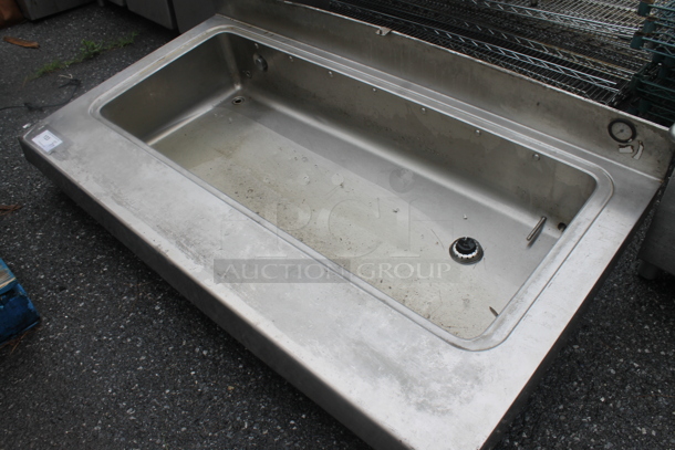 Stainless Steel Commercial Ice Bin. No Legs. Bay 51x20x8 - Image 3 of 3