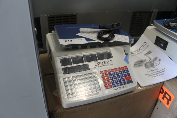 BRAND NEW IN BOX! Detecto DL1060 Metal Commercial Countertop 60 Pound Capacity Food Portioning Scale. Tested and Working! - Image 3 of 7