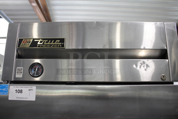 2013 True T-23F ENERGY STAR Stainless Steel Single Door Reach In Freezer w/ Poly Coated Racks on Commercial Casters. 115 Volts, 1 Phase. Tested and Working! - Image 2 of 5
