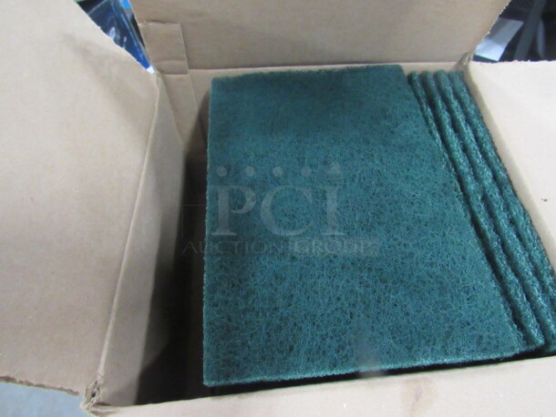 One Open Box Of Monogram Scouring Pads. #275748.