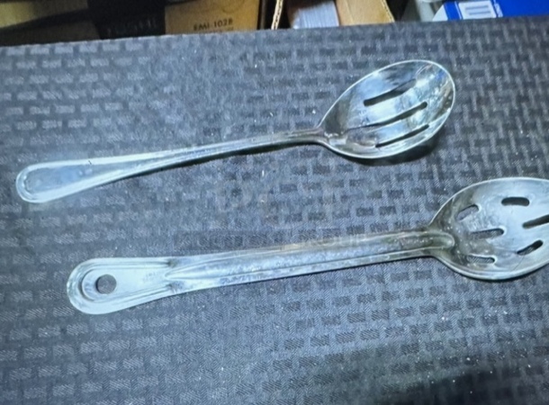Stainless Steel Slotted Spoon. 2XBID - Image 1 of 1