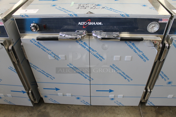 BRAND NEW! 2022 Alto Shaam 750-CTUS Commercial Stainless Steel Electric Holding Cabinet With Pan Racks. 120V, 1 Phase. Tested And Working!  - Image 4 of 8
