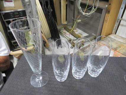 One Lot Of 4 Assorted Glasses.
