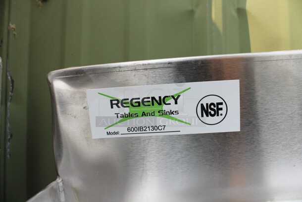 BRAND NEW SCRATCH AND DENT! Regency 600IB213OC7 Commercial Stainless Steel Underbar Ice Bin With 7 Circuit Post-Mix Cold Plate, Bottle Holders And Legs. - Image 3 of 5