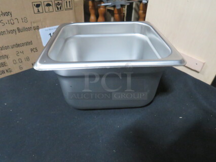 NEW 1/6 Size 4 Inch Deep Hotel Pan. 3XBID