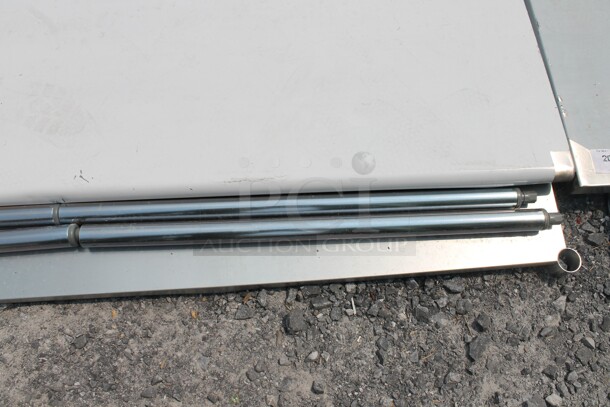 BRAND NEW SCRATCH AND DENT! Steelton 522ETSG3072 Commercial Stainless Steel Disassembled Work Table With Undershelf And Legs. - Image 5 of 6