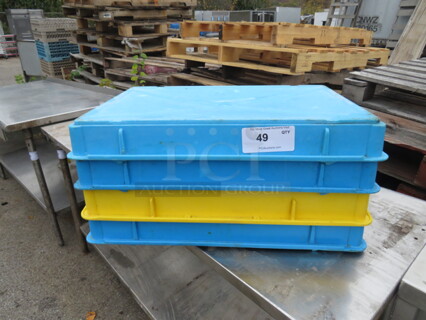 Assorted Color Dough Tray. 4XBID