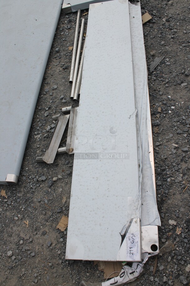 BRAND NEW SCRATCH AND DENT! Avantco 178SSDOS7112 Commercial Stainless Steel Disassembled Double Deck Overshelf  - Image 2 of 6