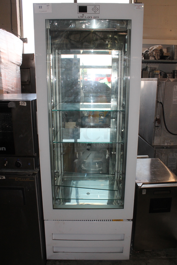 Longoni LDF Metal Commercial Single Door Freezer Merchandiser. Cannot Test Due To Plug Style - Image 1 of 4