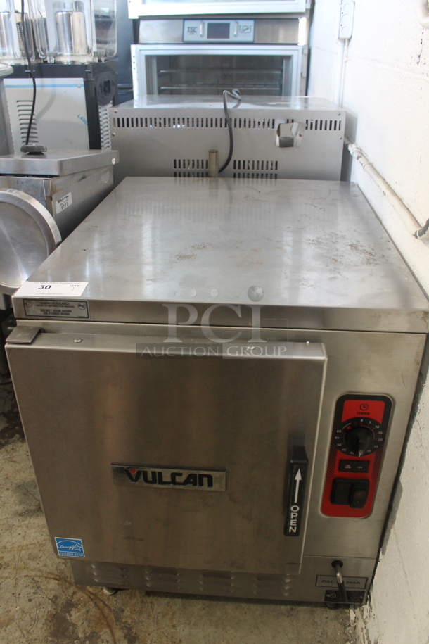 Vulcan C24EO5 ENERGY STAR Stainless Steel Commercial Countertop Electric Powered Single Deck Steam Cabinet. 208 Volts, 3/1 Phase. - Image 1 of 5