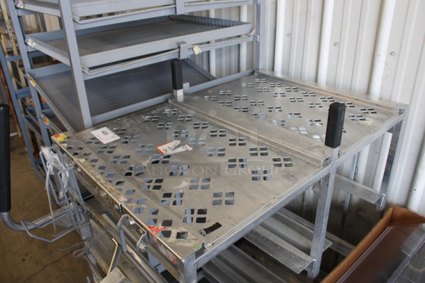 Metal Pan Transport Rack on Commercial Casters. 25x45x48 - Image 4 of 4